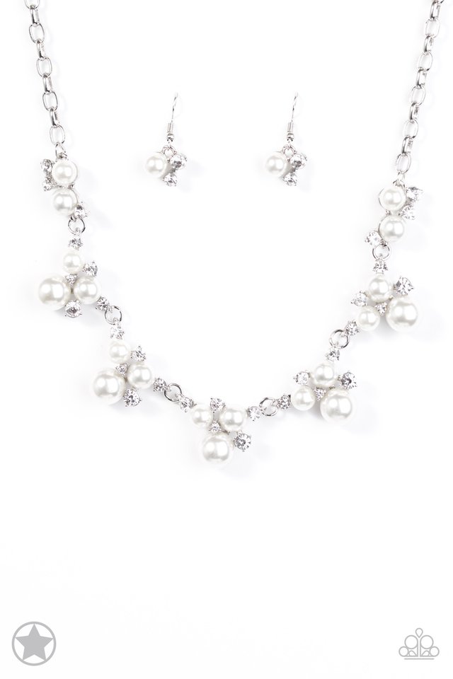 Paparazzi Accessories Toast to Perfection - White Blockbuster Necklaces - Lady T Accessories