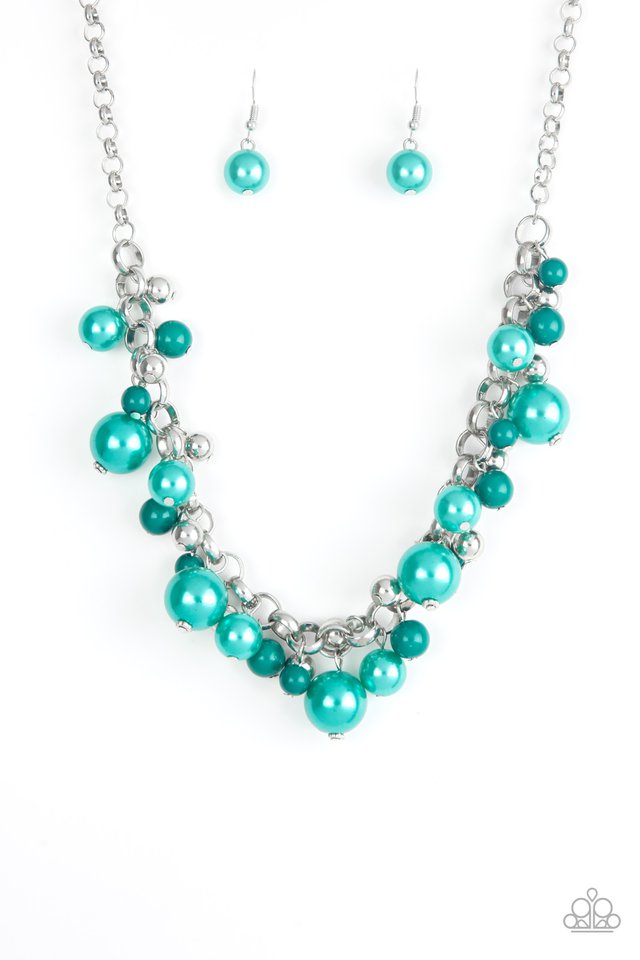 Paparazzi Accessories The Upstater - Green Necklaces - Lady T Accessories