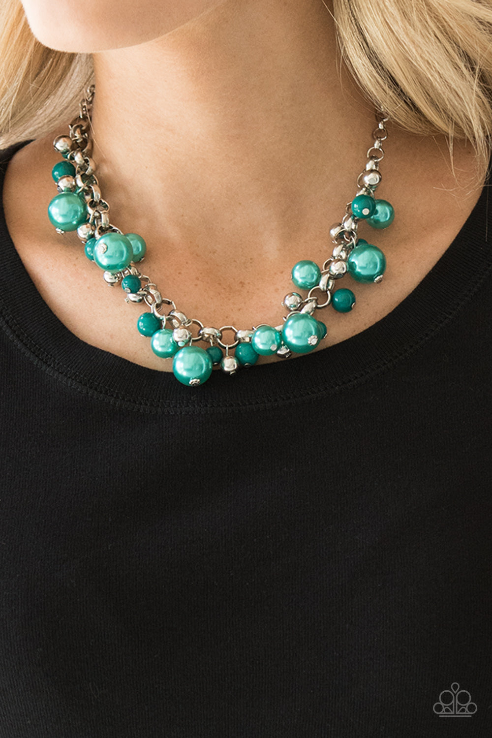 Paparazzi Accessories The Upstater - Green Necklaces - Lady T Accessories