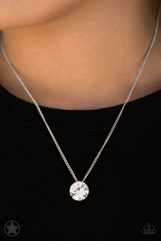 Paparazzi Accessories What a Gem - White Blockbuster Necklaces - Lady T Accessories