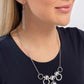 Paparazzi Accessories- Sleek Staccato - Silver Necklace