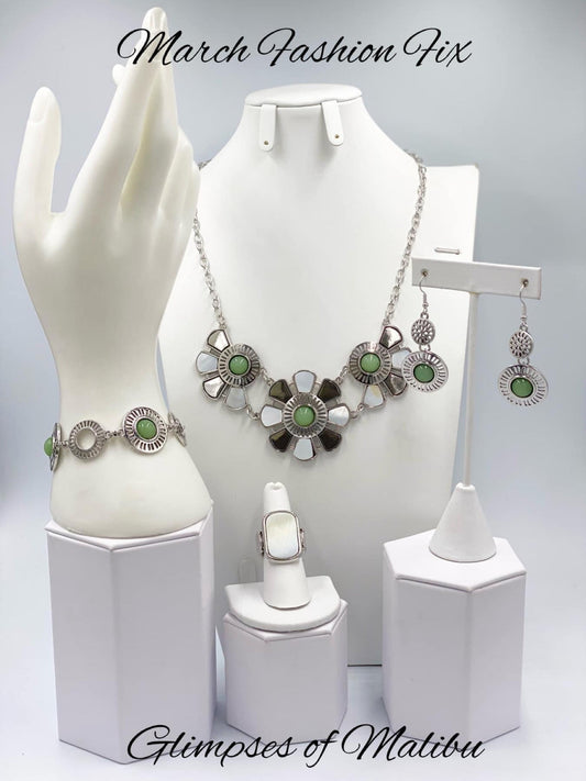 Paparazzi Accessories - Glimpses of Malibu Complete Trend Blend - March 2022 Fashion Fix Collection