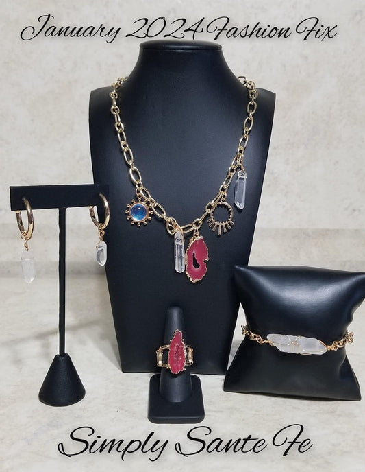 Paparazzi Accessories - Simply Santa Fe - January 2024 Fashion Fix Collection
