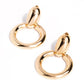 Paparazzi Accessories - Ancient Artisan - Gold Clip-On Earrings