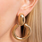 Paparazzi Accessories - Ancient Artisan - Gold Clip-On Earrings
