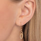 Paparazzi Accessories - Mechanical Mischief - Multi Necklaces a&nbsp;gritty assortment of ropelike rings, hammered rings, and faceted rings in gold, silver, and copper finishes glide along a rounded gold snake chain, creating an intense industrial display below the collar. Features an adjustable clasp closure.  Sold as one individual necklace. Includes one pair of matching earrings.