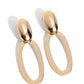 <p data-mce-fragment="1">Paparazzi Accessories - Pull OVAL! - Gold Clip-On Earrings asymmetrical gold oval hinges from the bottom of a spherical gold oval fitting, resulting in a radiant lure. Earring attaches to a standard clip-on fitting.</p> <p data-mce-fragment="1"><i data-mce-fragment="1">Sold as one pair of clip-on earrings.</i></p>