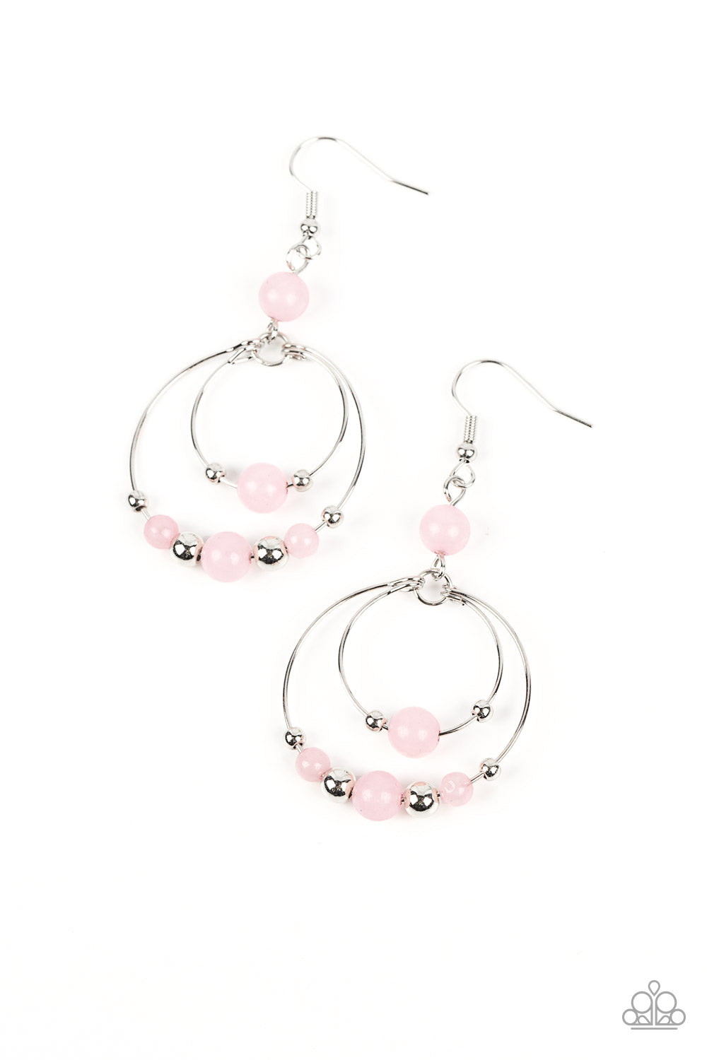 Paparazzi Accessories - Eco Eden - Pink Pearl Earrings