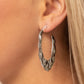 Paparazzi Accessories - Make a Ripple - Silver Hoop Earrings