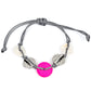 Paparazzi Accessories - Barefoot Beaches Necklace and Shore Up Bracelets - Pink Jewelry Sets