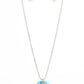Paparazzi Accessories - Beach House Harmony - Blue Shell Necklace dainty pearls and wooden beads dangle over a smooth oversized blue shell. Features an adjustable clasp closure.  Sold as one individual necklace. Includes one pair of matching earrings.
