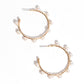 Paparazzi Accessories - Night at the Gala - Gold Pearl Earrings