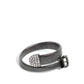 Belted Brilliance Black Bracelet