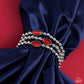 Paparazzi Accessories - Twinkling Team - Red Bracelets