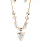 Paparazzi Accessories - Fetchingly Fierce - Gold Necklace July 2023 Life of the Party 