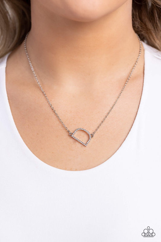 Initially Yours - D - White Necklace