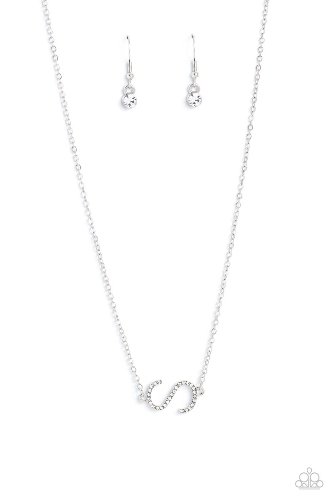 Initially Yours - S- White Necklace