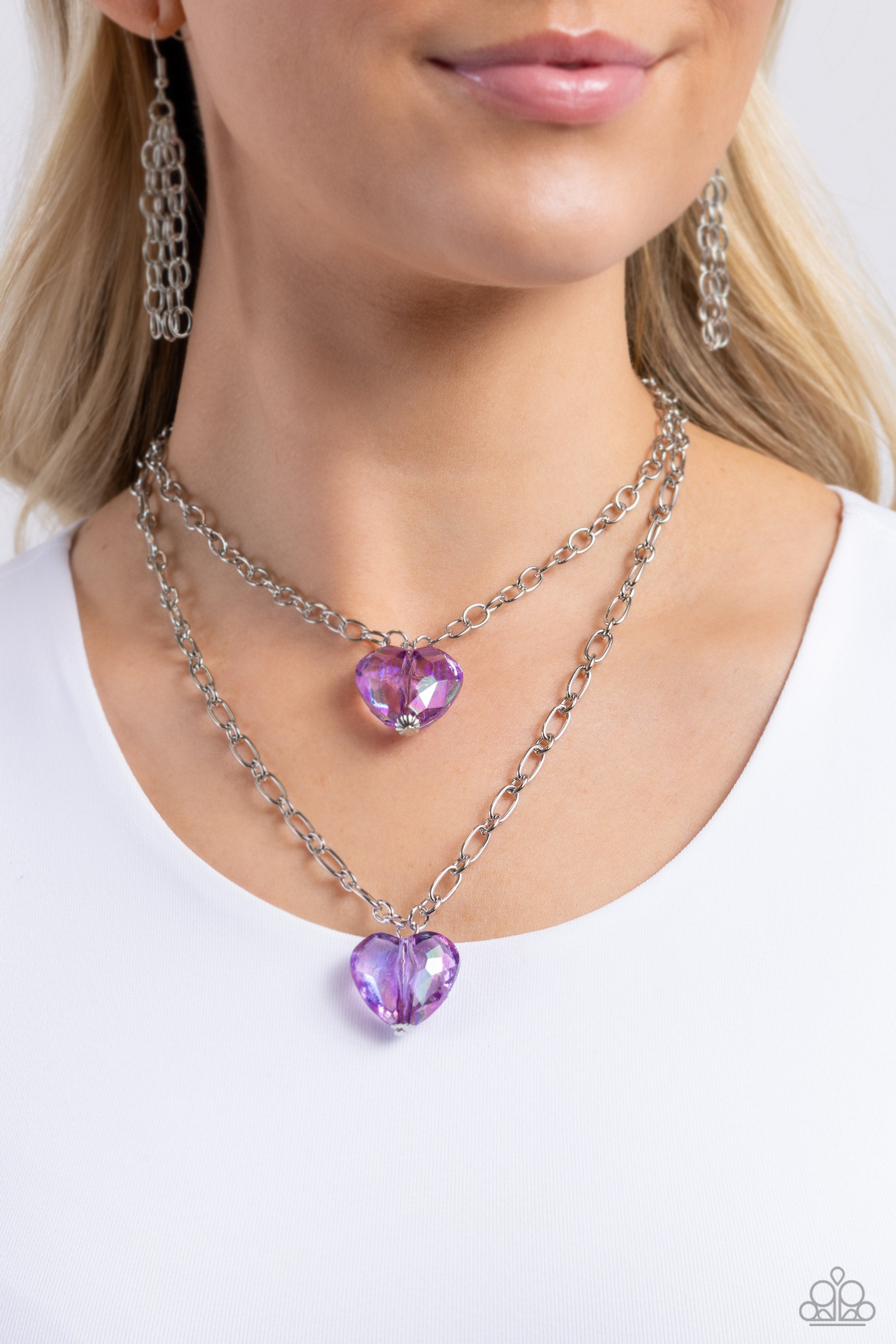 Broadway Bustle - Purple Paparazzi Necklace – Jazzy Bling Jewels LLC