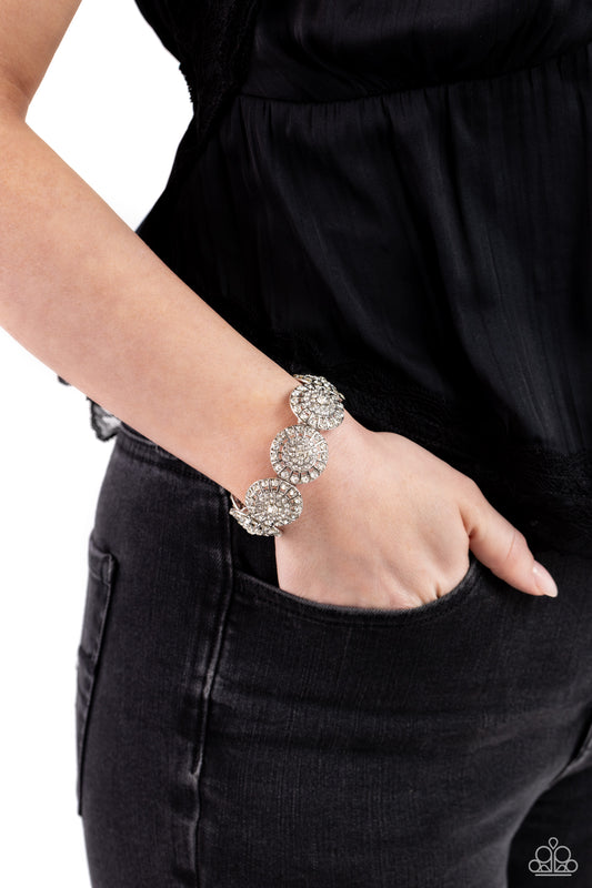Paparazzi Accessories - Executive Elegance - White Bracelets