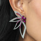 Paparazzi Accessories - Twinkling Tulip - January 2024 Life of the Party - Pink Earrings Pink