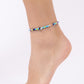 <p>Paparazzi Accessories - Seize the Shapes - Blue i<span style="font-size: 1rem;">nfused along an elastic stretchy band, blue multicolored seed beads, silver studs, circular colored stones, a silver star, and a yin-yang bead coalesce around the ankle for a fun-loving display.</span></p> <p><i>Sold as one individual anklet.</i></p>