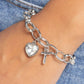 Guess Now ITS Initials - T White Bracelet