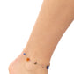 <p>Paparazzi Accessories - Gemstone Grace - Multi Anklets Infused along a silver chain, chiseled multicolored and tiger's eye stones wrap around the ankle for a simply stony statement. Features an adjustable clasp closure. As the stone elements in this piece are natural, some color variation is normal.</p> <p><i>Sold as one individual anklet.</i></p>