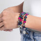 <p data-mce-fragment="1">Paparazzi Accessories - Stack of Glass - Multi Bracelets infused along elastic stretchy bands, a collection of highly-faceted multicolored beads in various shades and silver and gunmetal beads stack along the wrist for a pop of color.</p> <p data-mce-fragment="1"><i data-mce-fragment="1">Sold as one set of three bracelets.</i></p>