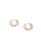<p>Paparazzi Accessories - Bubbly Basic - Gold Pearl Ear Cuffs Glossy white pearls alternate with high-sheen gold spikes that curl around the ear in a refined pattern, creating an adjustable, one-size-fits-all cuff.</p> <div>Sold as one pair of cuff earrings.</div>