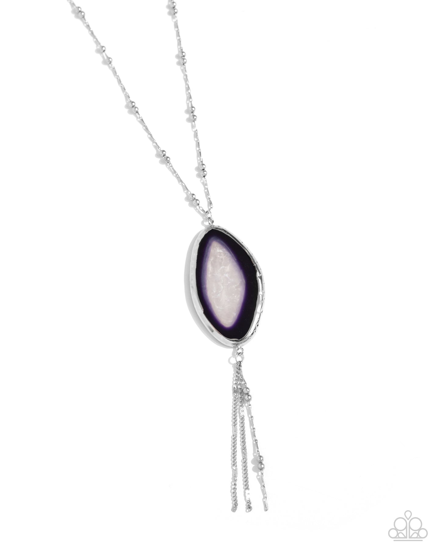 Paparazzi Accessories - Geode Gamble - Purple Necklaces