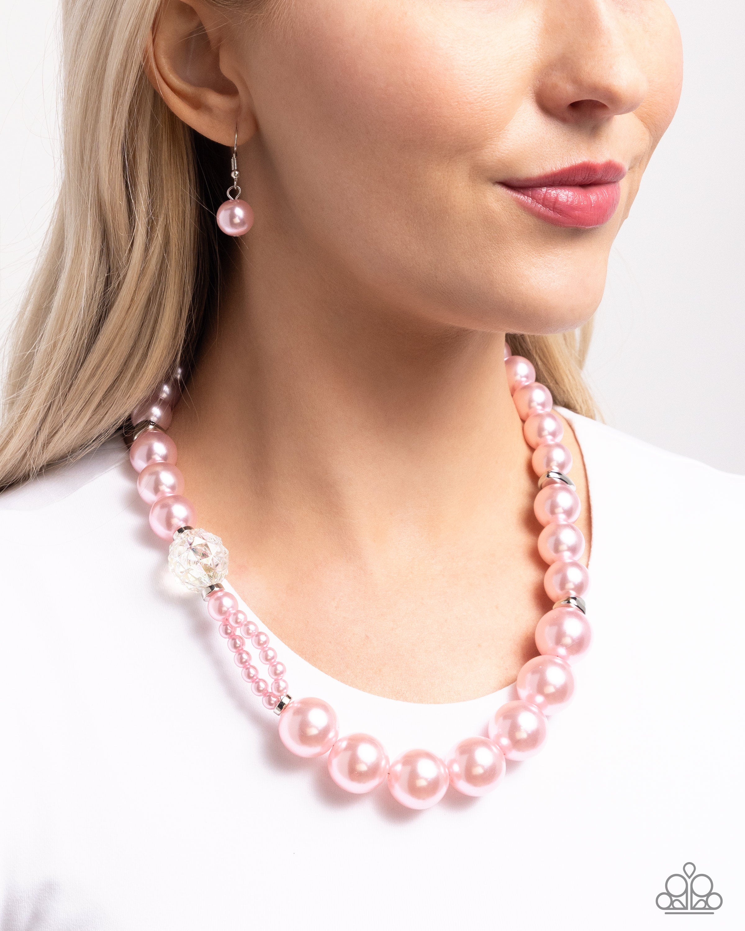 Half & Half Crystal Pearl Charm Necklace Shimmering Blush Crystal Beads  Freshwater Pearls Handmade Ready to Wear Necklace - Etsy | Pearl charm  necklace, Pearls, Crystal pearls