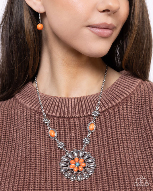 Paparazzi Accessories - Ornate Opinion - Orange Necklaces