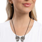 Paparazzi Accessories - Bewitching Bow - Black Necklaces