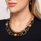 Paparazzi Accessories - Top of My List - Brown Necklaces