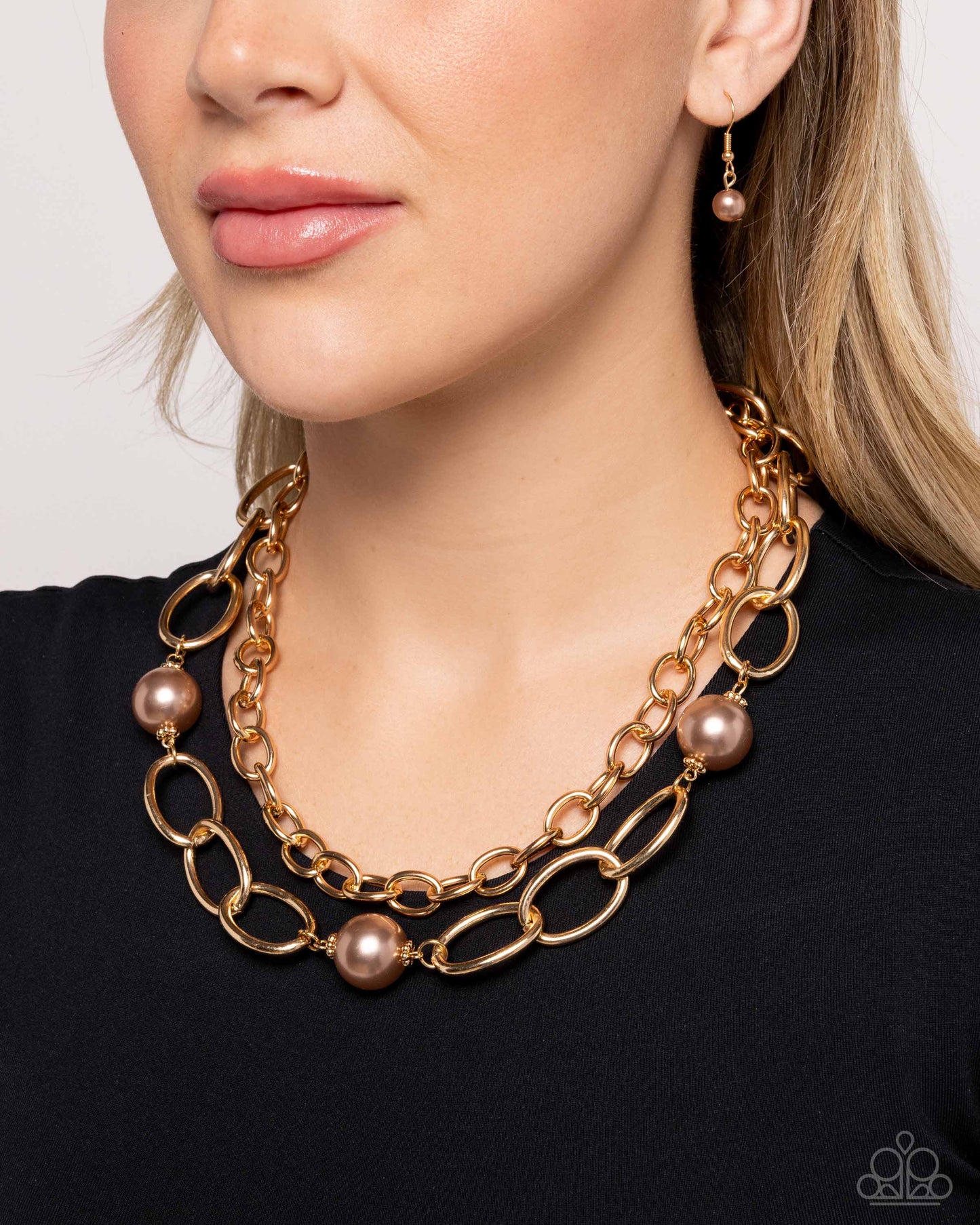 Paparazzi Accessories - Top of My List - Brown Necklaces