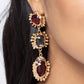 Paparazzi Accessories - Emotional Elegance - Red Earrings