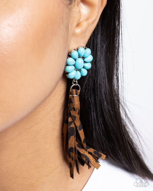 Paparazzi Accessories - Hometown Hero - Blue Earrings