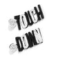 Paparazzi Accessories - Y2K Year & Touchdown Texture - Black Jewelry Set