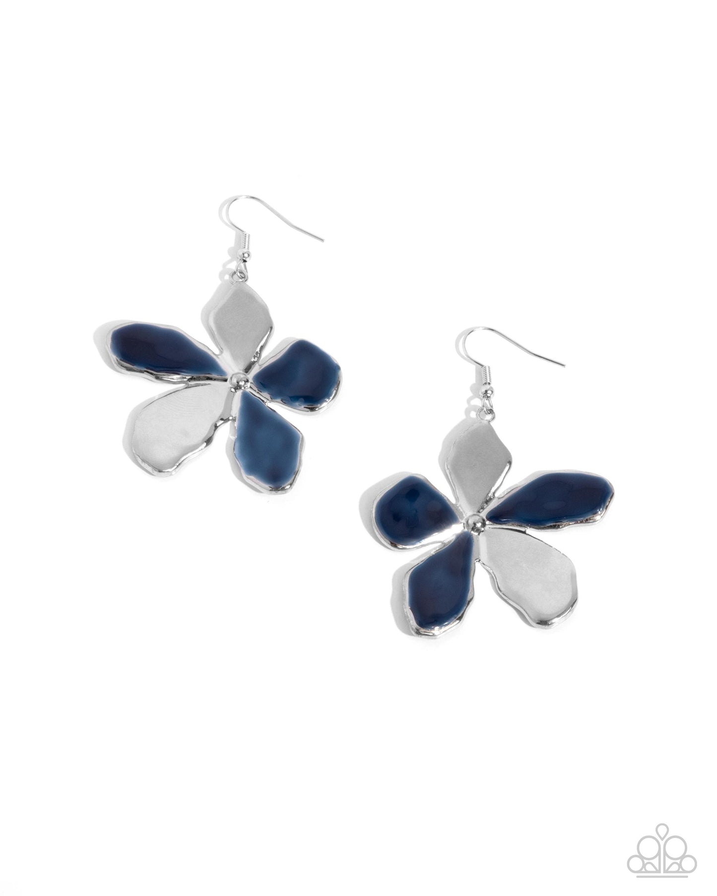 Paparazzi Accessories - Painted Promotion - Blue Earrings