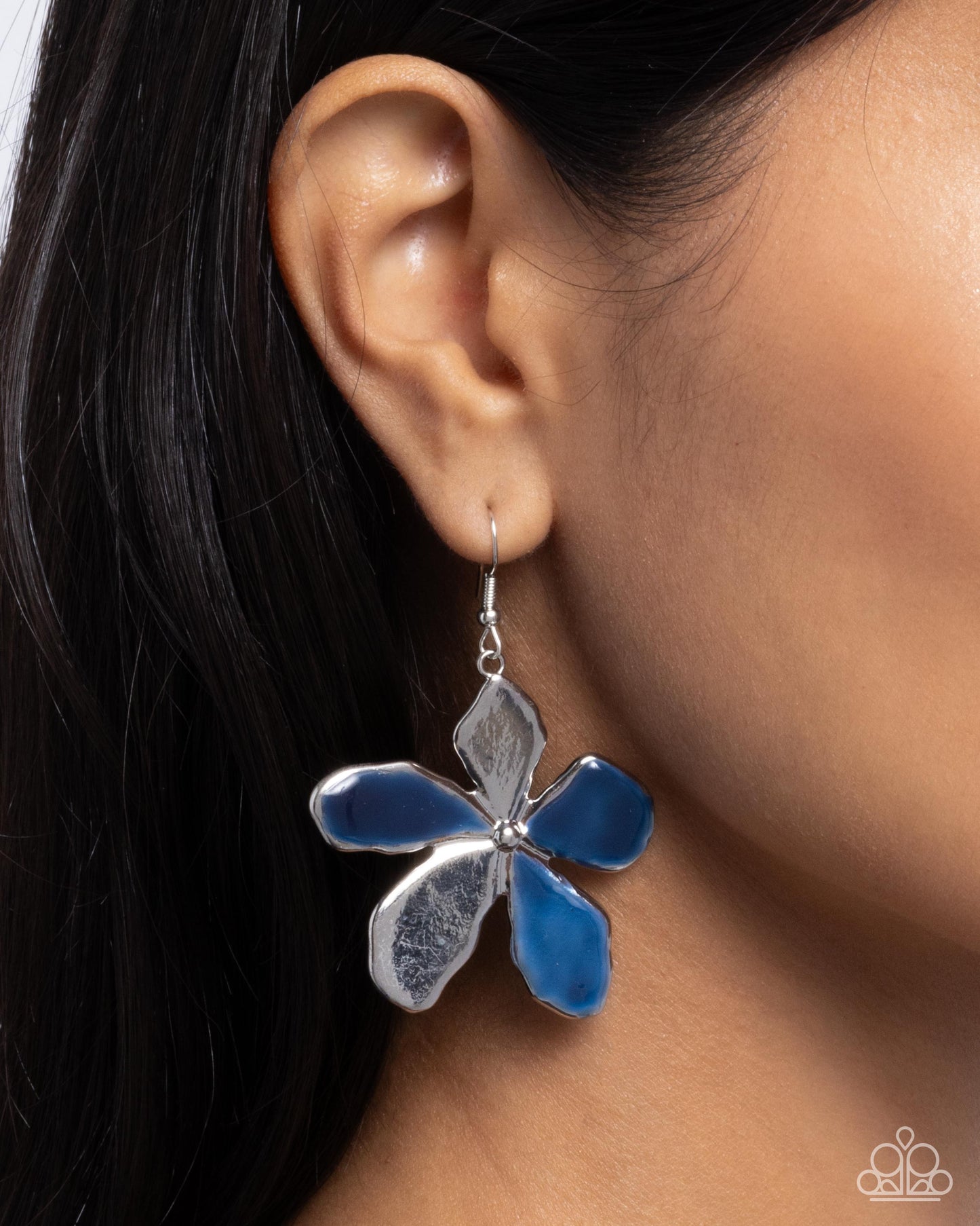 Paparazzi Accessories - Painted Promotion - Blue Earrings