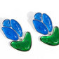 Paparazzi Accessories Tulip Triumph Blue Earrings
