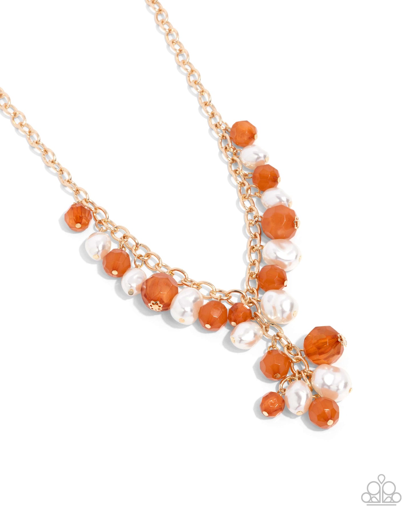 Paparazzi Accessories - Beehive Barage - Orange Necklaces