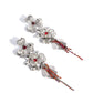 Paparazzi Accessories - Classical Cadenza - Red Earrings