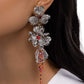 Paparazzi Accessories - Classical Cadenza - Red Earrings