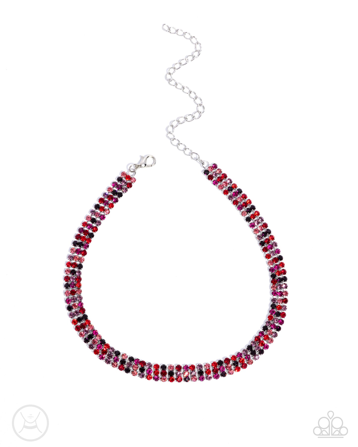 Paparazzi Accessories - Complete Look - Red Rhinestone Jewelry Set