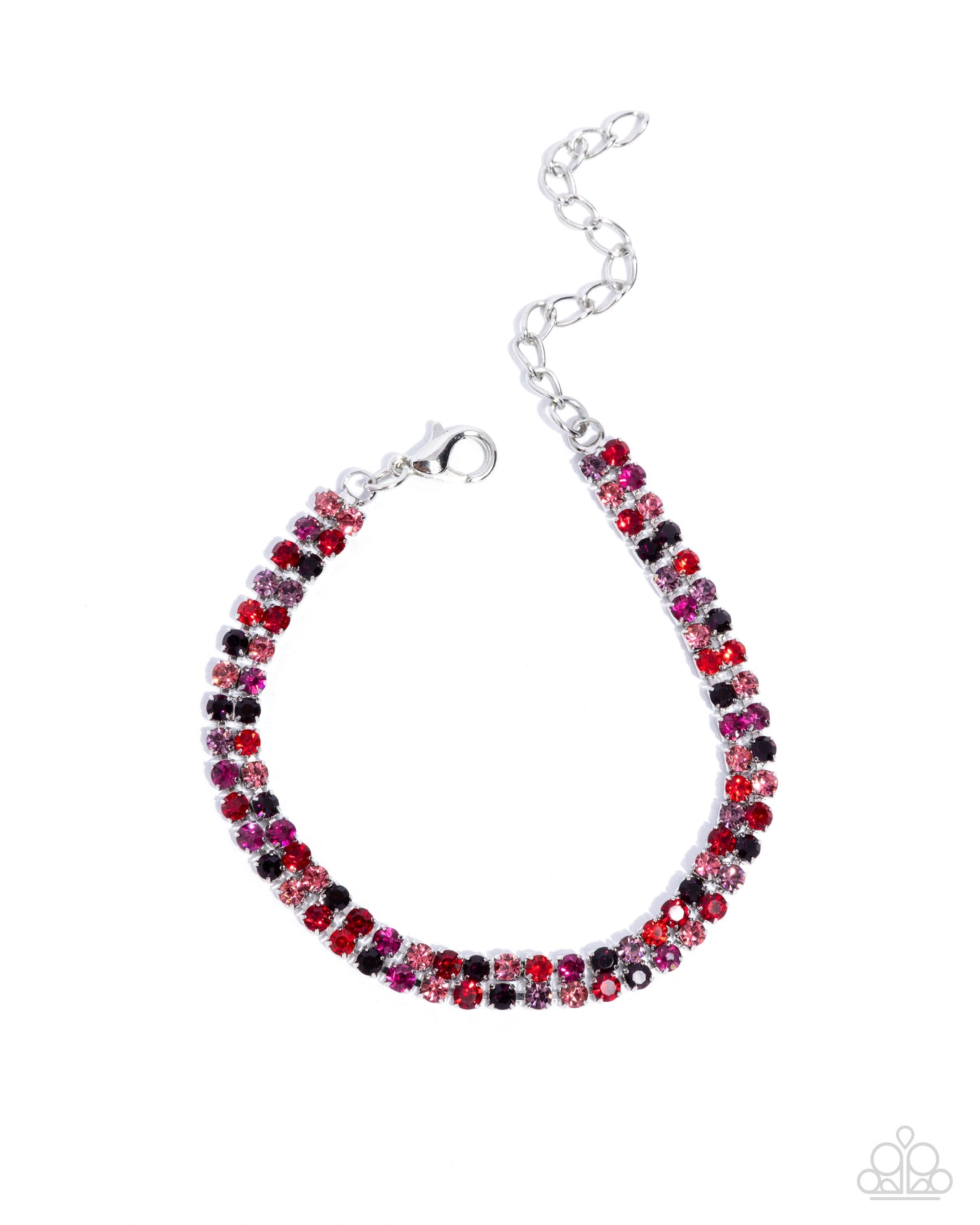 Paparazzi Accessories - Complete Look - Red Rhinestone Jewelry Set