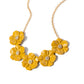 Paparazzi Accessories - Floral Favor - Yellow Necklaces