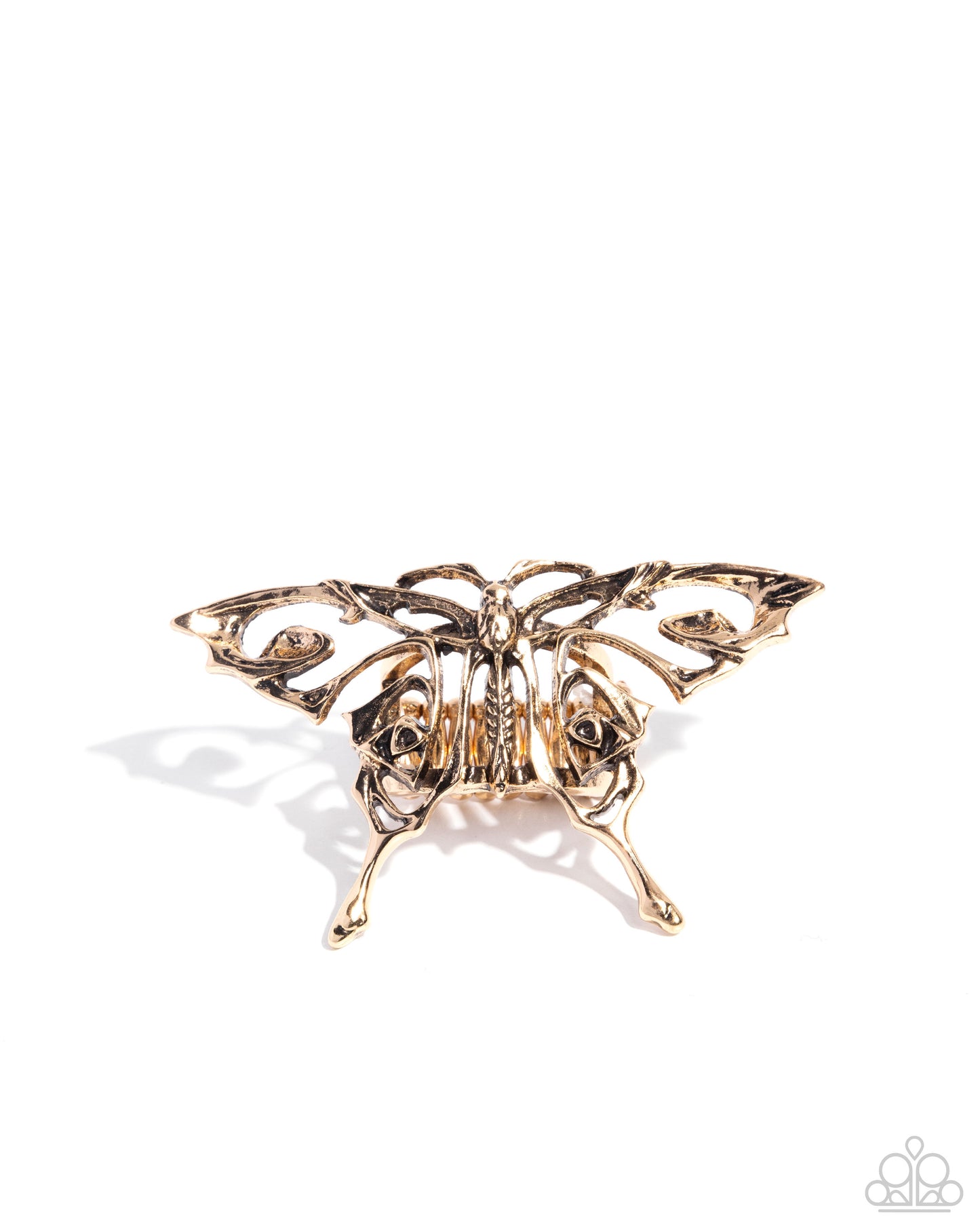 Paparazzi Accessories - Majestic Moth - Gold Ring