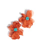 Paparazzi Accessories - Part of Your World - Orange Earrings