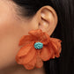 Paparazzi Accessories - Part of Your World - Orange Earrings